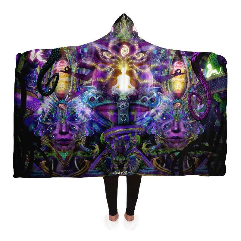Women's sherpa - lined hoodie for extreme cold weather outdoor activitiesUnion of Opposites Hooded Blanket Women's sherpa - lined hoodie for extreme cold weather outdoor activitiesUnion of Opposites Hooded Blanket