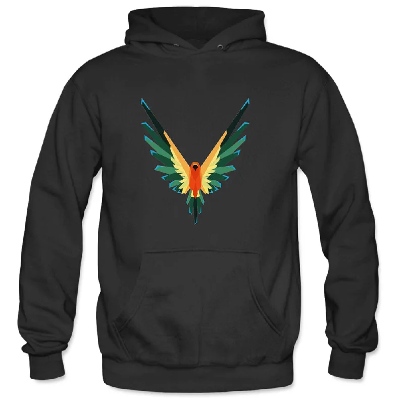 Women's color - block hoodie combining bold hues for a fashion - forward statementUnisex Classic Style Parrot Hoodie Women's color - block hoodie combining bold hues for a fashion - forward statementUnisex Classic Style Parrot Hoodie