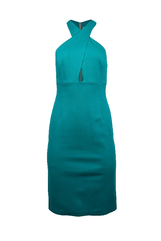 Mermaid - Style Women Dress with a Fitted Silhouette for Special Occasions Mermaid - Style Women Dress with a Fitted Silhouette for Special Occasions Alice & Olivia - Teal Cross Front Midi Dress Sz 6 Mermaid - Style Women Dress with a Fitted Silhouette for Special Occasions Mermaid - Style Women Dress with a Fitted Silhouette for Special Occasions Alice & Olivia - Teal Cross Front Midi Dress Sz 6