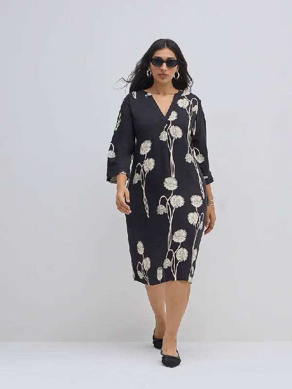 Maxi Women Dress with Floral Print for a Bohemian Vibe Maxi Women Dress with Floral Print for a Bohemian Vibe Gia Black Floral Straight Dress Maxi Women Dress with Floral Print for a Bohemian Vibe Maxi Women Dress with Floral Print for a Bohemian Vibe Gia Black Floral Straight Dress