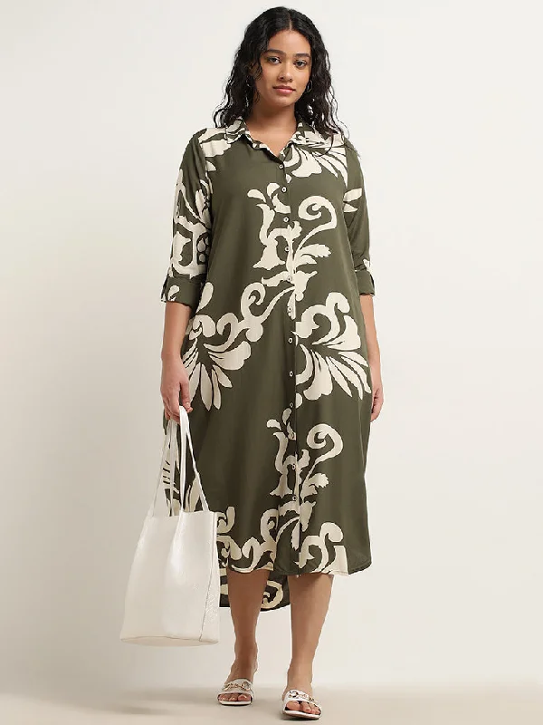 Backless Women Dress for a Sexy and Alluring Look at Evening Events Backless Women Dress for a Sexy and Alluring Look at Evening Events Gia Olive Printed High-Low Shirt Dress