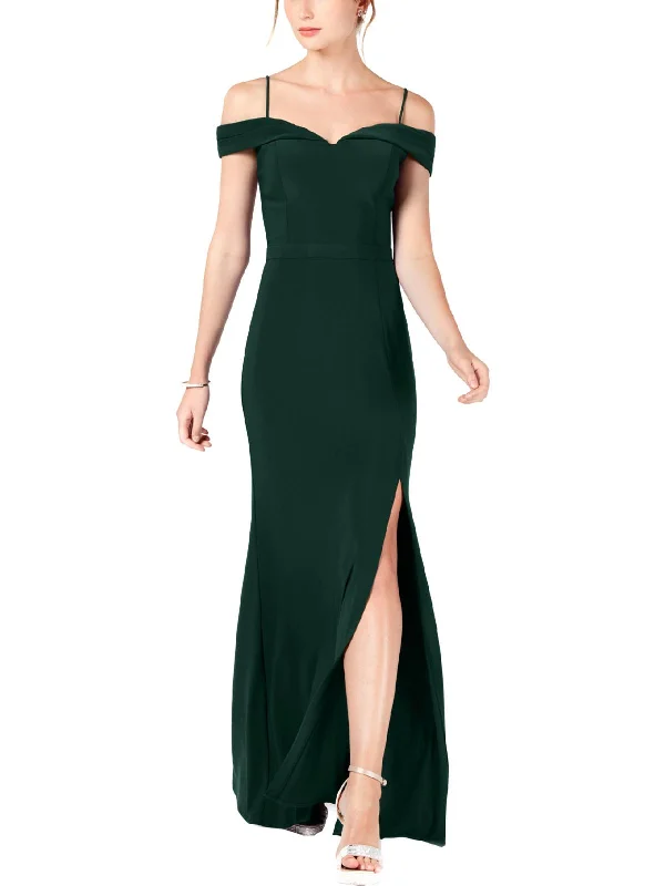 Off - the - Shoulder Women Dress for a Romantic and Feminine Look Off - the - Shoulder Women Dress for a Romantic and Feminine Look Juniors Womens Side Slit Off-The-Shoulder Formal Dress