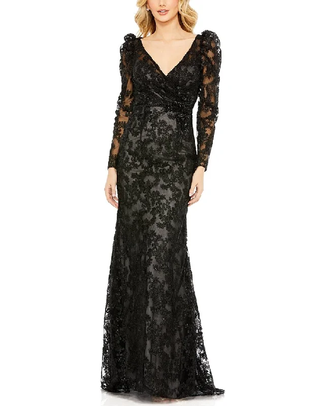 Sheath Women Dress with a Tailored Fit for a Professional Look Sheath Women Dress with a Tailored Fit for a Professional Look Mac Duggal Embroidered Lace Puff Sleeve Wrap Over Gown Sheath Women Dress with a Tailored Fit for a Professional Look Sheath Women Dress with a Tailored Fit for a Professional Look Mac Duggal Embroidered Lace Puff Sleeve Wrap Over Gown