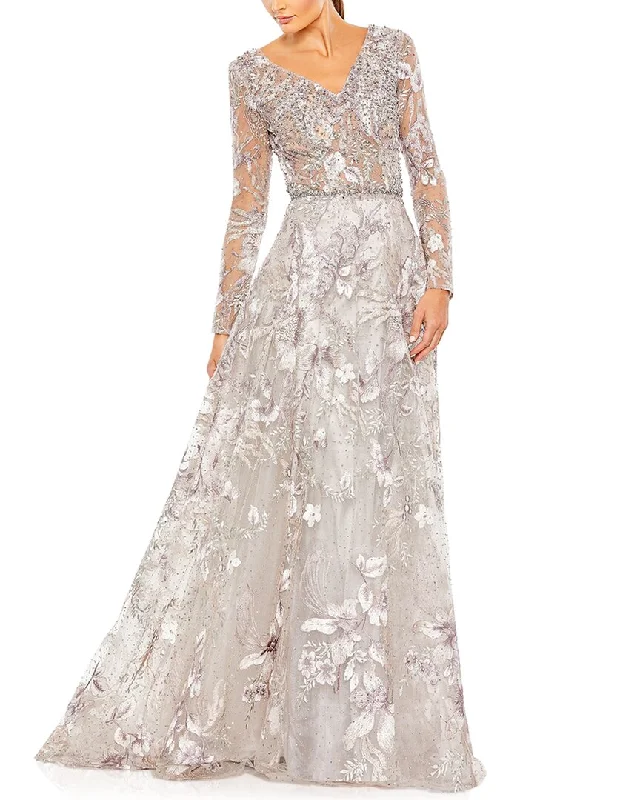Mermaid - Style Women Dress with a Fitted Silhouette for Special Occasions Mermaid - Style Women Dress with a Fitted Silhouette for Special Occasions Mac Duggal Gown Mermaid - Style Women Dress with a Fitted Silhouette for Special Occasions Mermaid - Style Women Dress with a Fitted Silhouette for Special Occasions Mac Duggal Gown