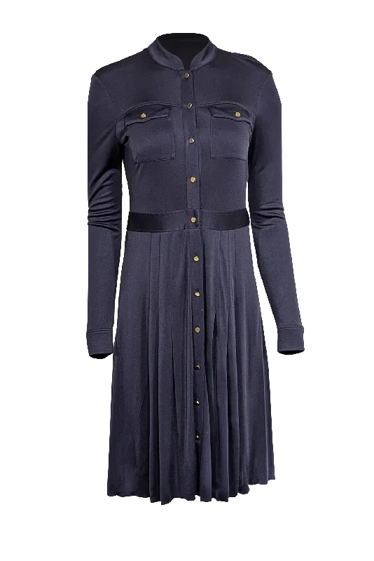 Shift Women Dress with a Simple and Classic Design for Everyday Wear Shift Women Dress with a Simple and Classic Design for Everyday Wear Tory Burch - Navy Silk Pleated Long Sleeve Dress Sz XS Shift Women Dress with a Simple and Classic Design for Everyday Wear Shift Women Dress with a Simple and Classic Design for Everyday Wear Tory Burch - Navy Silk Pleated Long Sleeve Dress Sz XS