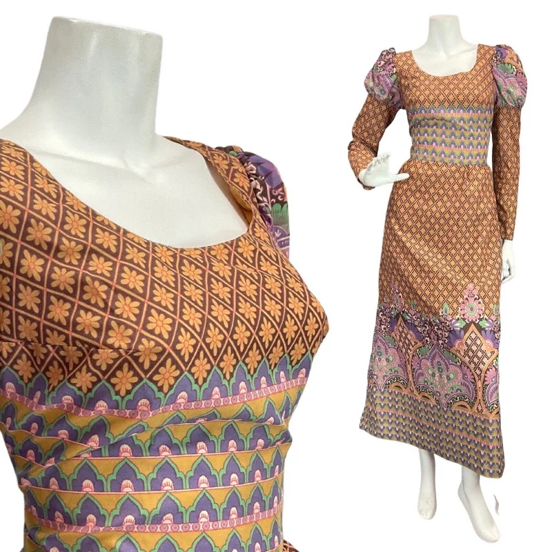 Mermaid - Style Women Dress with a Fitted Silhouette for Special Occasions Mermaid - Style Women Dress with a Fitted Silhouette for Special Occasions VTG 60s 70s BROWN PURPLE GREEN PAISLEY FLORAL BOHO FOLK PRAIRIE MAXI DRESS 8 10 Mermaid - Style Women Dress with a Fitted Silhouette for Special Occasions Mermaid - Style Women Dress with a Fitted Silhouette for Special Occasions VTG 60s 70s BROWN PURPLE GREEN PAISLEY FLORAL BOHO FOLK PRAIRIE MAXI DRESS 8 10