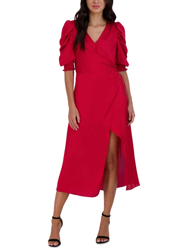Wrap - Style Women Dress with Adjustable Fit for All Body Types Wrap - Style Women Dress with Adjustable Fit for All Body Types Womens Satin Surplice Wrap Dress Wrap - Style Women Dress with Adjustable Fit for All Body Types Wrap - Style Women Dress with Adjustable Fit for All Body Types Womens Satin Surplice Wrap Dress