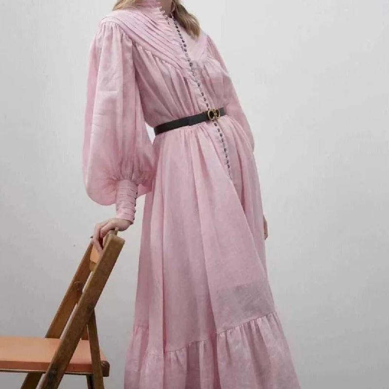 Maxi dresses with off - the - shoulder styles for a romantic and breezy lookKittenAlarm - Daria Bishop Sleeves Maxi Dress