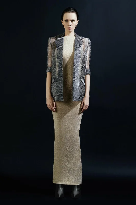 Sheer maxi dresses with lace overlays for a romantic touchEmersyn Bodycon Round Neck Cotton Polyester Ankle Length Dress