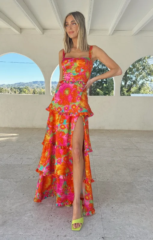 Maxi dresses with side slits for a touch of allureLady Corset Dress ~ Miss Malibu