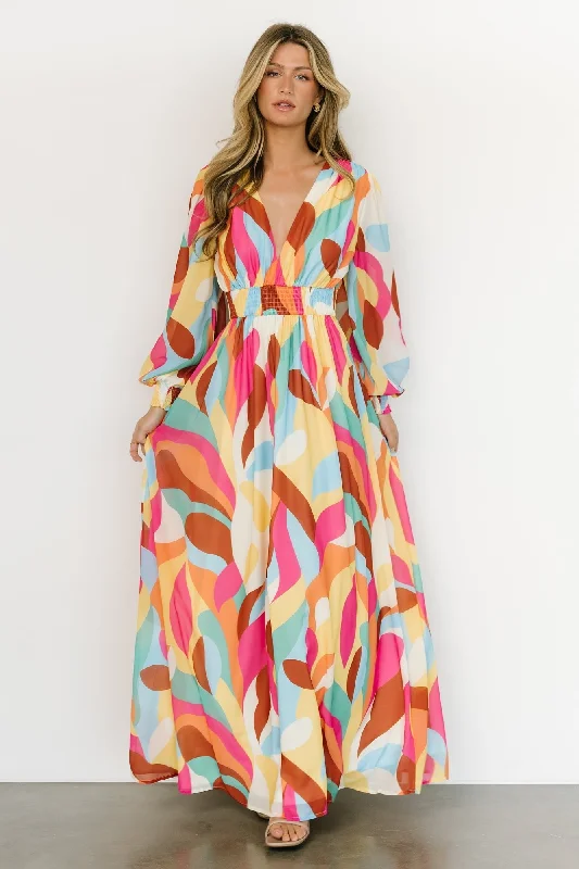 Maxi dresses with an empire waist for a flattering fit on all body typesLawson Maxi Dress | Multi Print