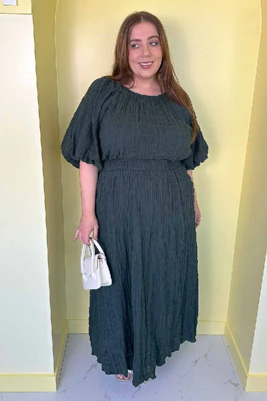 Strapless maxi dresses for a beachside vacationAlice Dress Dark Green