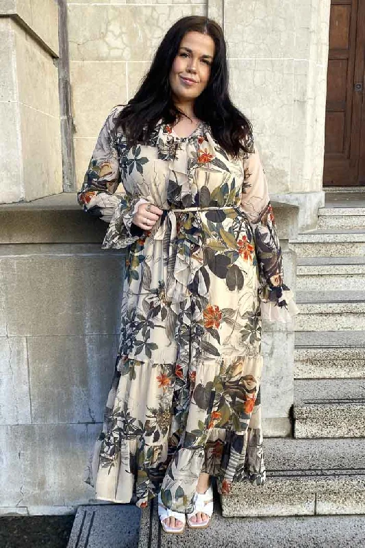Maxi dresses with mesh panels for a sexy and trendy appearanceJessy Dress