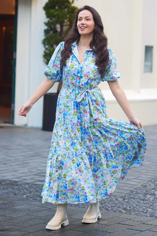 Sheer maxi dresses with lace overlays for a romantic touchRachel Midi Shirt Dress