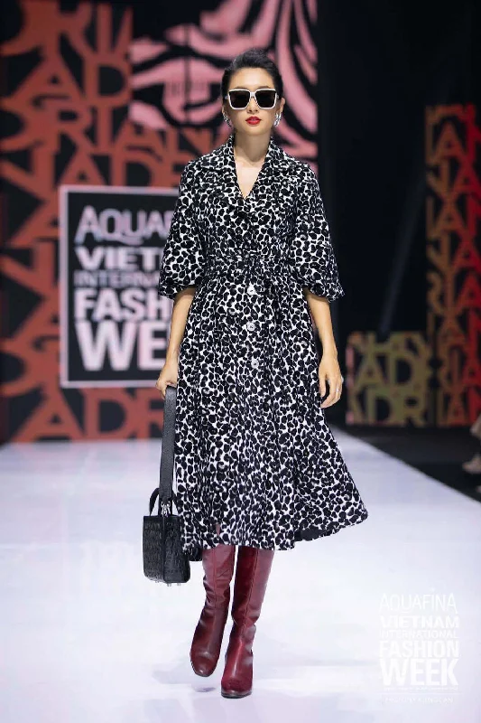 Midi dresses with one - shoulder designs for a modern and asymmetric styleFaison V-Neck Dress