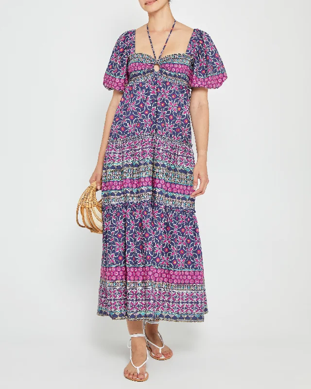 Midi dresses with abstract art prints for an artistic statementLudo Maxi Dress