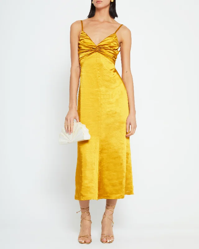 Midi dresses with pleated skirts for a timeless and elegant appealMimi Dress