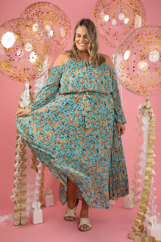 Midi dresses with belted waists to accentuate the figureMalia Maxi Dress