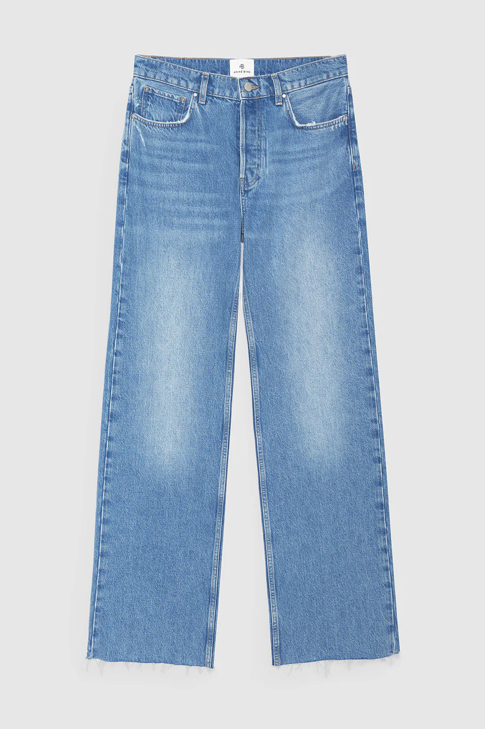 Denim Top for a Beachside Picnic with a Laid - Back StyleAnine Bing Hugh Jean - Panama Blue Denim Top for a Beachside Picnic with a Laid - Back StyleAnine Bing Hugh Jean - Panama Blue