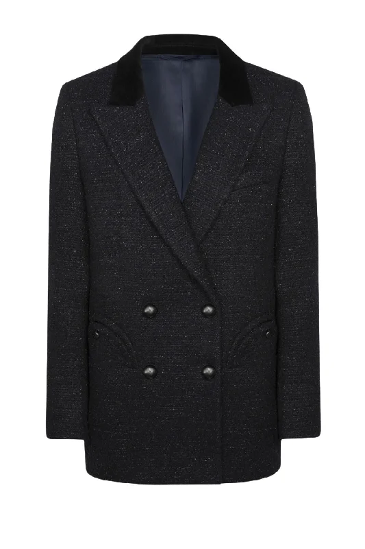 Jeggings women jeans combining the comfort of leggings and style of jeansBlazé Milano Galatheia Everyday Blazer - Black