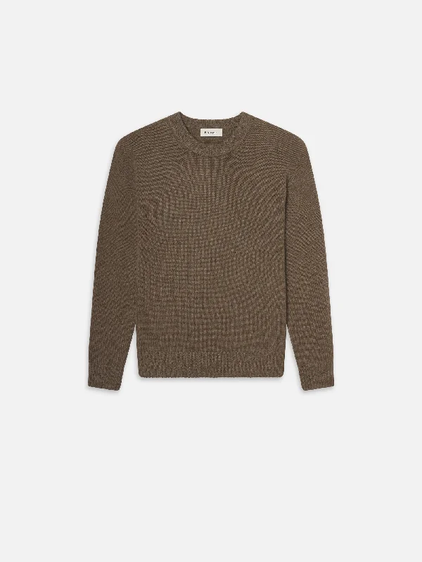 Cargo women jeans with multiple pockets for added functionalityCashmere Crewneck Sweater -- Soft Mocha