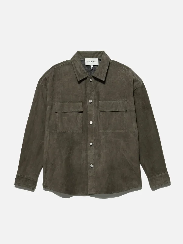 Light - wash women jeans for a fresh and summery appearanceClean Suede Shirt -- Mocha