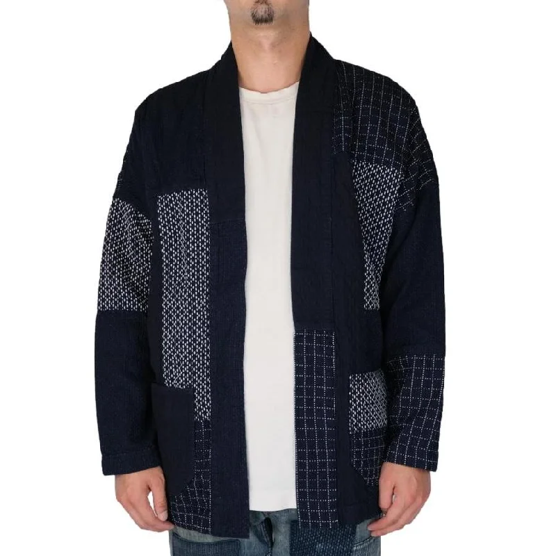 Wide - leg women jeans for a modern and relaxed vibeFDMTL Boro Patchwork Haori