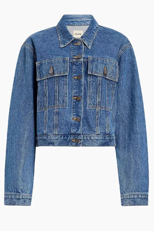 Skinny women jeans with a form - fitting designKHAITE Saunder Jacket - Boone