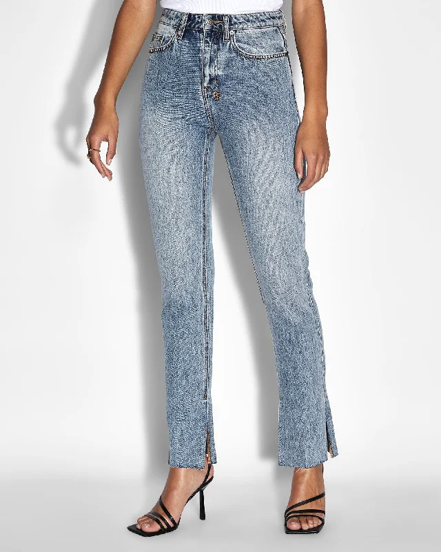 Bootcut women jeans to complement various shoe stylesMELROSE HAVEN SPLITS