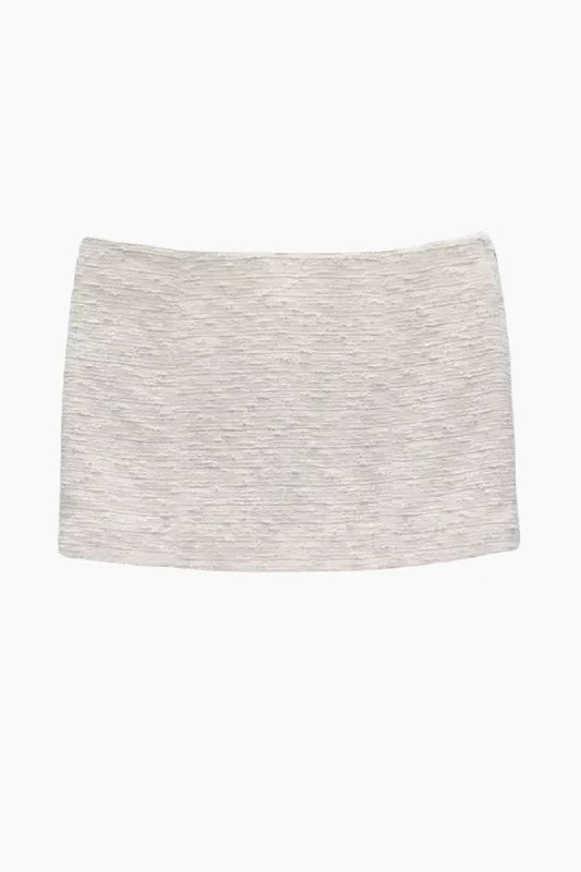 Dark - wash women jeans for a sophisticated and slimming effectRag & Bone Emerson Italian Tweed Skirt - Ivory