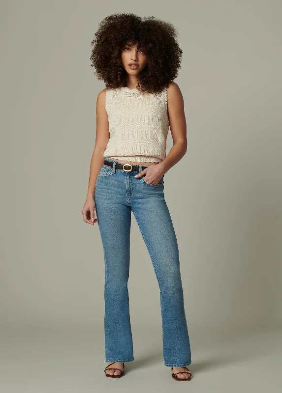 Denim Top with a Metallic Accent for a Shiny LookTHE PROVOCATEUR