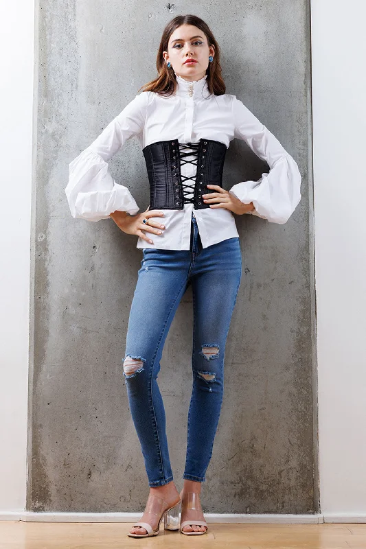 Denim Top for a Music Festival with a Rock - n - Roll VibeHigh Rise Destructed Skinny Jeans Denim Top for a Music Festival with a Rock - n - Roll VibeHigh Rise Destructed Skinny Jeans