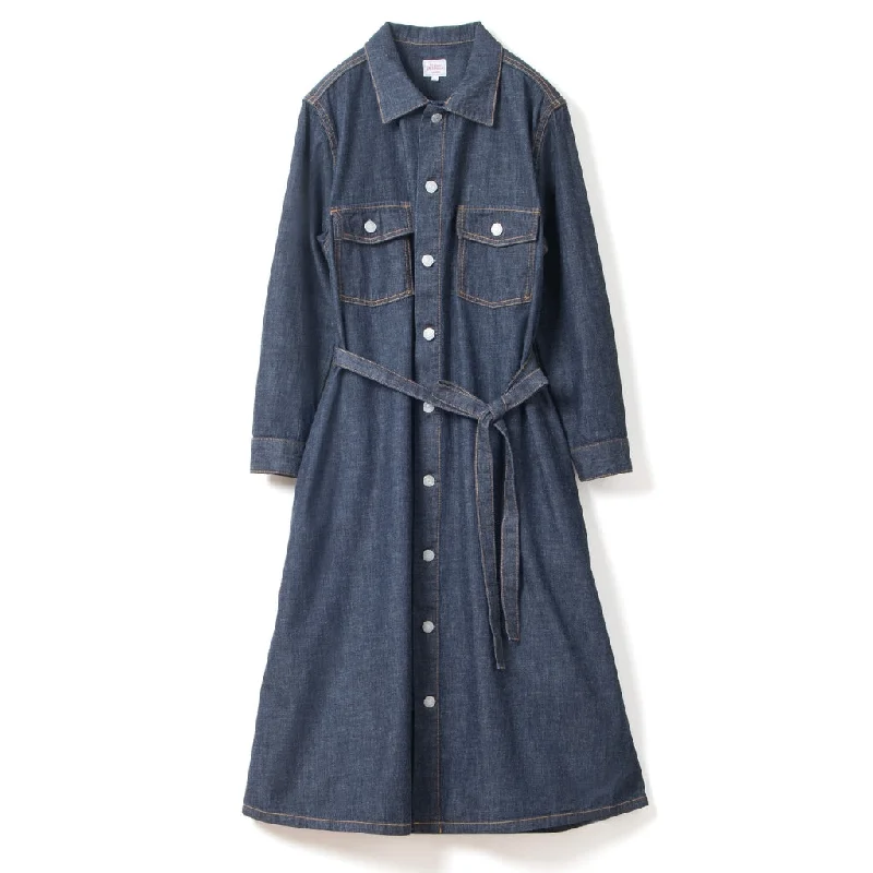 Washed - Out Denim Top for a Vintage Aesthetic[Women's] Studio D'Artisan Denim One Piece