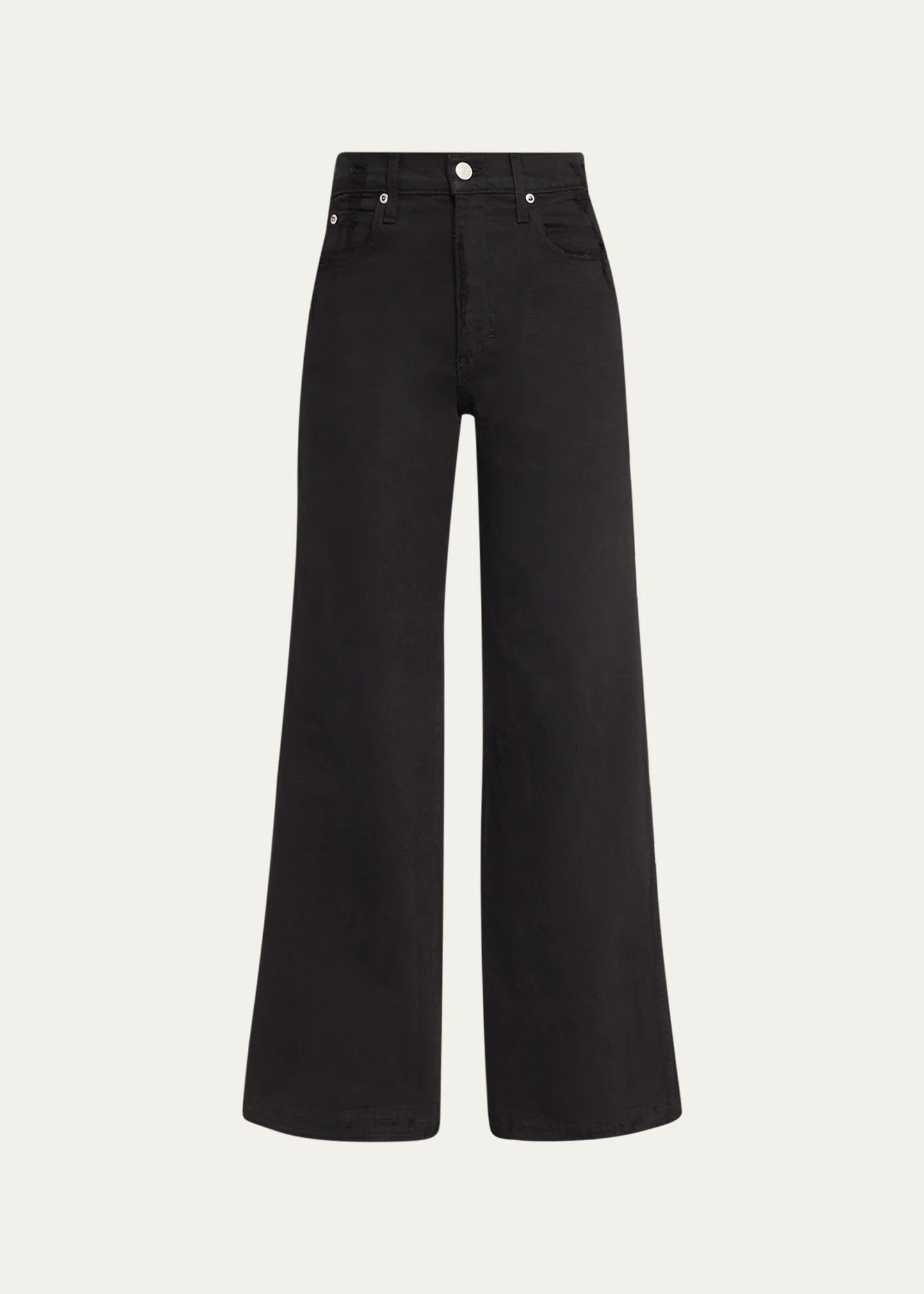 Women's budget - friendly denim pants Button - fly women jeans with a traditional touch AMO FRIDA IN BLACK OAK