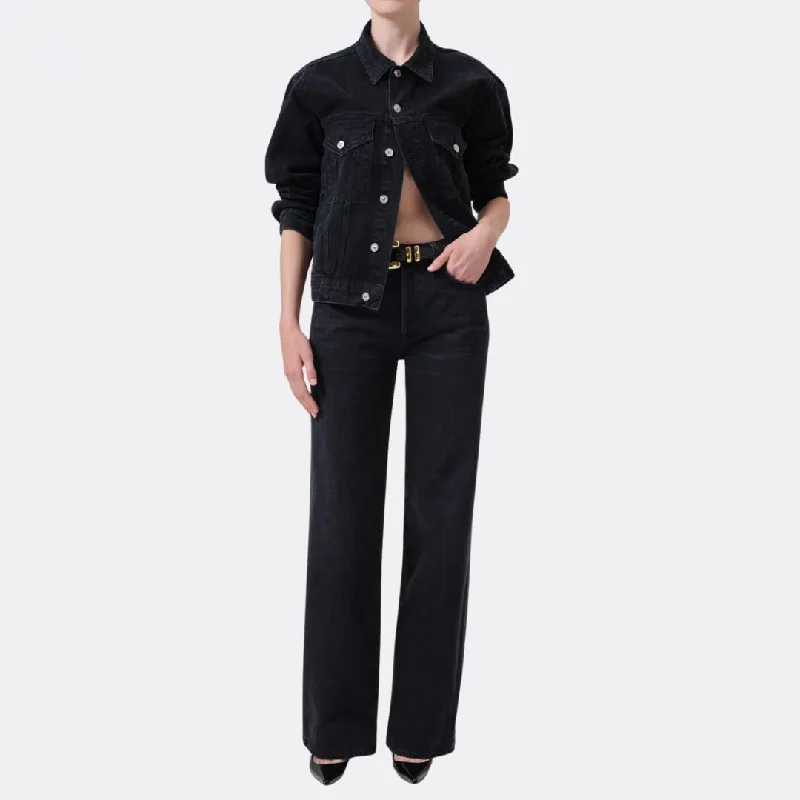 Women's pocket - equipped casual pants Button - fly women jeans with a traditional touch Annina High Rise Wide Leg 33" (Prophecy) Women's pocket - equipped casual pants Button - fly women jeans with a traditional touch Annina High Rise Wide Leg 33" (Prophecy)