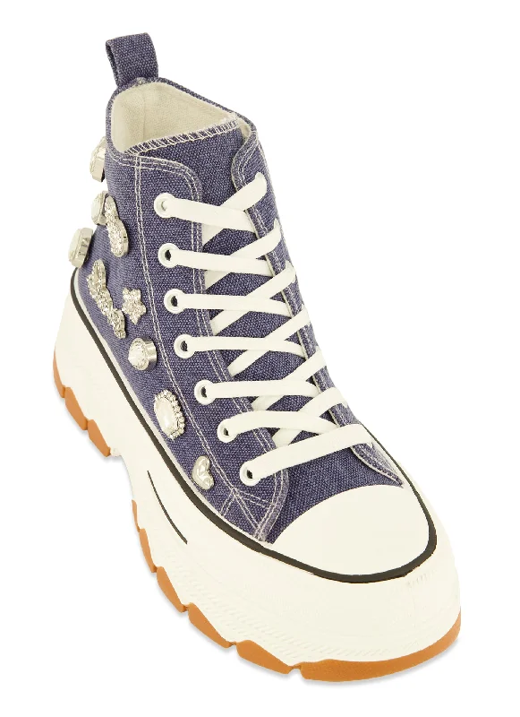 Women's pocket - equipped casual pants Button - fly women jeans with a traditional touch Love Rhinestone Charm Platform High Top Sneakers Women's pocket - equipped casual pants Button - fly women jeans with a traditional touch Love Rhinestone Charm Platform High Top Sneakers