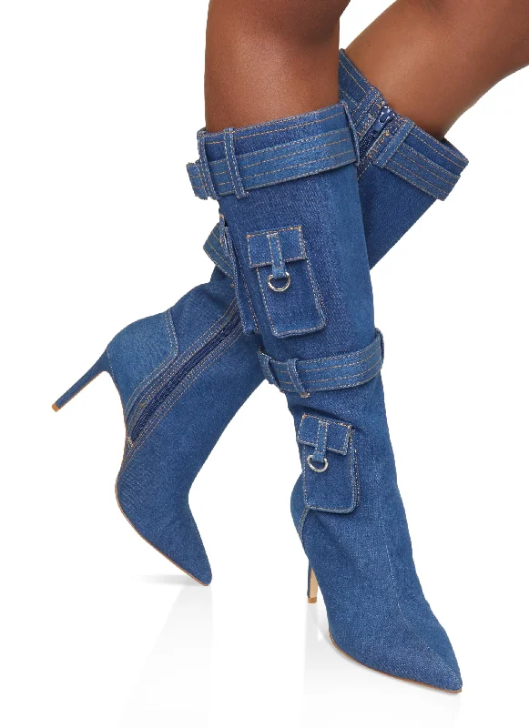 Women's summer - weight linen pants High - waisted women jeans for a flattering silhouette Pocket Detail Stiletto Tall Boots Women's summer - weight linen pants High - waisted women jeans for a flattering silhouette Pocket Detail Stiletto Tall Boots