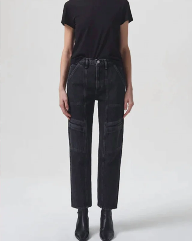 Women's spandex stretch pants Cargo women jeans with multiple pockets for added functionality Cooper Cargo Jean In Panther Women's spandex stretch pants Cargo women jeans with multiple pockets for added functionality Cooper Cargo Jean In Panther