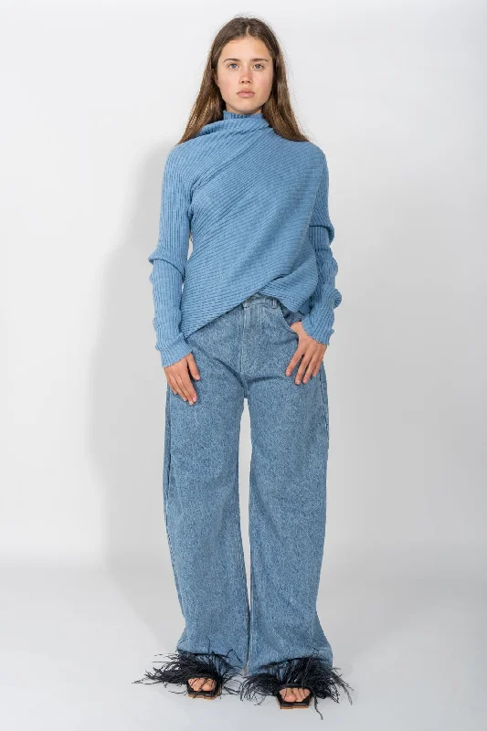Women's fall - appropriate corduroy pants Distressed women jeans for a trendy and edgy look DENIM BOYFRIEND TROUSERS