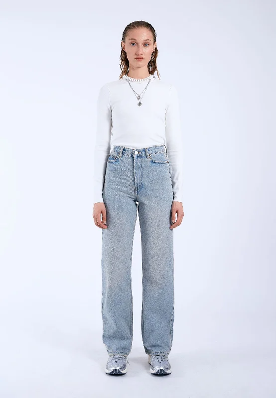 Women's pants for dancing Acid - wash women jeans with a retro finish Echo Straight Leg - Canyon Light Vintage Women's pants for dancing Acid - wash women jeans with a retro finish Echo Straight Leg - Canyon Light Vintage