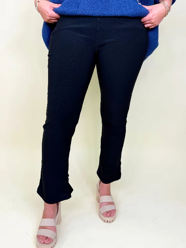 Women's pants with moisture - wicking technology High - rise flare women jeans for a 70s - inspired look Georgia Bow Back Bottoms | Doorbuster