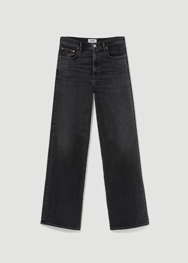 Women's pants with adjustable cuffs Dark - wash women jeans for a sophisticated and slimming effect AGOLDE HARPER JEAN