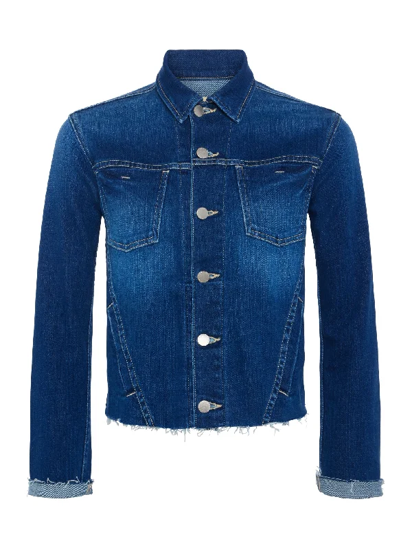 Women's pants for swimming (board shorts style) High - rise flare women jeans for a 70s - inspired look L'AGENCE JANELLE SLIM JACKET