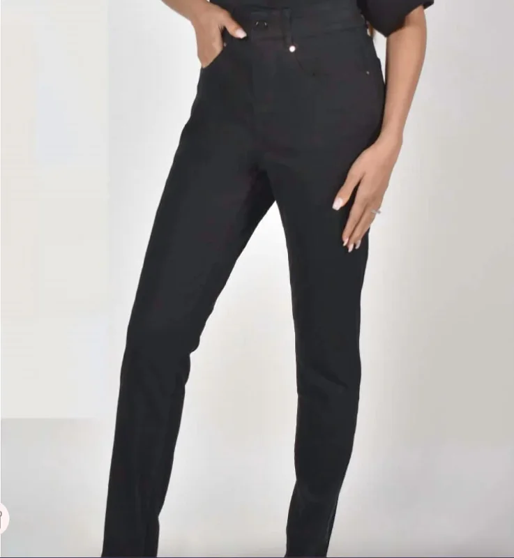 Women's skinny jeans pants High - waisted women jeans for a flattering silhouette Jeans In Black