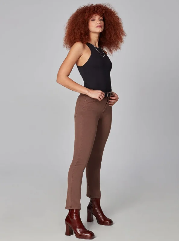 Women's wide - leg dress pants Bootcut women jeans to complement various shoe styles KATE-RD High Rise Slim Jeans - Rain Drum