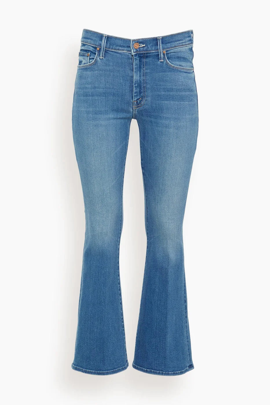 Women's pants for business trips Bootcut women jeans to complement various shoe styles MOTHER DENIM LIL WEEKENDER