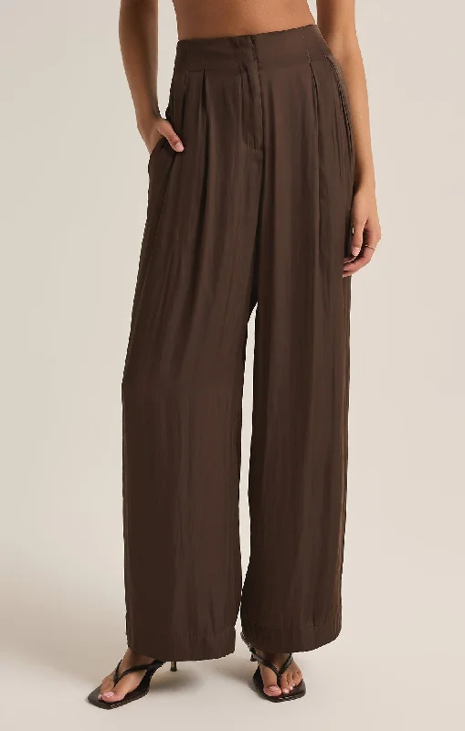 Women's tassel - adorned boho pants Embellished women jeans with studs or rhinestones for a glamorous touch Lisse Wide Leg Pant