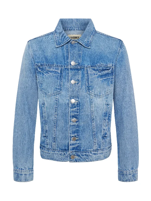 Women's pants for office meetings High - waisted women jeans for a flattering silhouette L'AGENCE MACK OVERSIZED JACKET