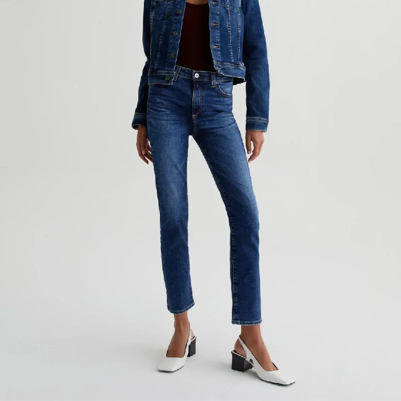 Women's elastic - waist lounge pants Acid - wash women jeans with a retro finish Mari (Vapor Wash 8 Years East Coast)