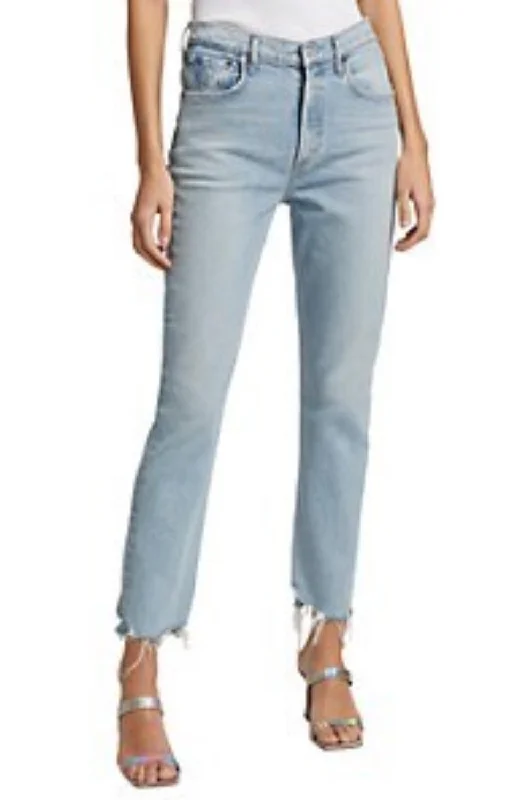 Women's eco - friendly organic pants Mom jeans for a nostalgic and casual look Merrell Mid Rise Straight In Astray